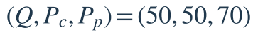 (Q,P_c,P_p)=(50,50,70)